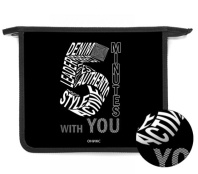 Папка д/тетрад. А5 (240*205*40) 1отд. молния сверху, пластик, фольга "Пять"