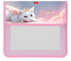 Папка д/тетрад. А5 (240*205*40) 1отд. на липучке, пластик "GlaMourr"