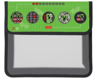 Папка д/тетрад. А5 (240*205*40) 1отд. на липучке, пластик "Pixel Boom"