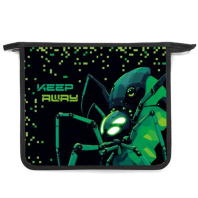 Папка д/тетрад. А5 (240*205*45) 1отд. молния сверху, пластик "Робот-паук" диз.с двух сторон