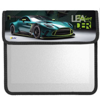 Папка д/тетрад. А5 (240*205*75) 2отд. на липучке, ламинат "Автолидер"