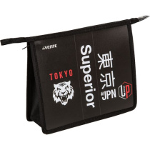 Папка д/тетрад. А5 (243x200x80) 1отд. молния сверху, пластик"Superior"