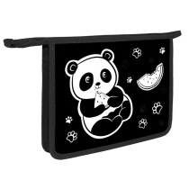 Папка д/тетрад. А5 (245*195*50) 1отд. молния сверху, ламинат "Панда Катюша"