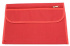 Папка д/труда А4 1отд. липучка, ткань "Красная"