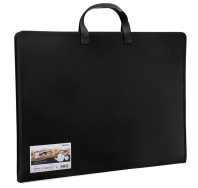 Папка А2 (590*460*35) полипропилен чёрная