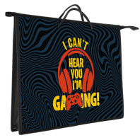 Папка А3 (460*345*40) с ручками, молния, пластик "Я играю"