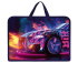 Папка А4 (340*245*35) с ручками, молния, пластик "Neon Drift"