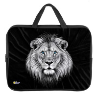 Папка А4 (350*265*80) с ручками, молния, ткань "Царь зверей"