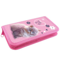 Пенал 1 отд. (190*110*27) молния, лам.картон "Мур-мур"