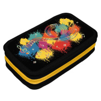 Пенал 3 отд. (205*125*55) молния, лам.картон "Мир музыки"