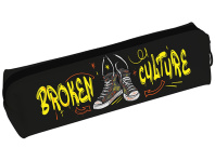 Пенал-косметичка (190*50*40) молния, силикон "Крутой принт. Кеды"