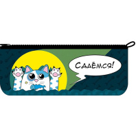 Пенал-косметичка (195*70) молния, ткань "Лапы вверх"