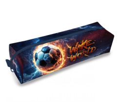 Пенал-косметичка (210*50*60) молния, ткань "Огненный мяч"