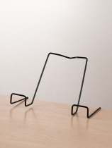 Подставка для книг, полностью металл, для ПАРТ толщиной до 20 мм, черная