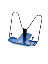 Подставка для книг, полностью металл, синяя