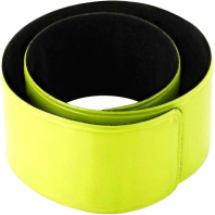 Браслет светоотражающий ПВХ " 220*30мм, желтый,