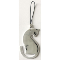 Брелок светоотражающий ПВХ " Cat" фигурный