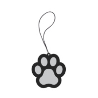 Брелок светоотражающий ПВХ " Paw" фигурный