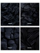 Тетрадь А5  96л кл. Проф-Пресс "Чёрные текстуры - 1"