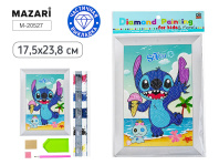 Мозаика алмазная по номерам на картоне 17,5*24см "Ушастик" (частичная выкладка)
