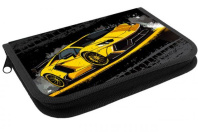 Пенал 1 отд. (212*135*26) молния, лам.картон "Спорткар жёлтый"