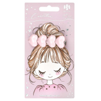 Заколка для волос «зажим», арт. 71792 / 10 СЕРДЕЧКИ (в наборе: 1шт., 6 см, черный металл, эпоксидная смола, цвет: розовый, подложка из мелованного картона + ПЭТ-пакет с европодвесом)|Фе|71792