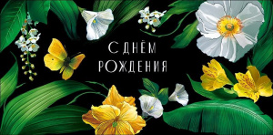 Конверт для денег "С Днем Рождения"