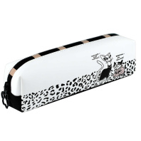 Пенал-косметичка (195*55*60) молния, кожзам "Мемные стилисты" цифровая печать