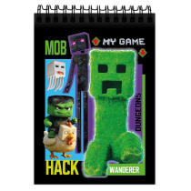 Блокнот А5  60л гребень "My Game" кл.