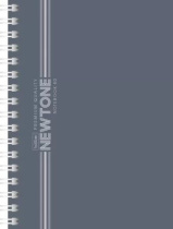 Блокнот А6  80л гребень слева "Ньютон пастель. Серый агат" клетка, софт-тач*