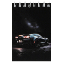 Блокнот А7  40л гребень "Сити-драйв" кл., УФ-лак