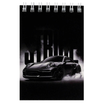 Блокнот А7  40л гребень "Страйк" кл., УФ-лак