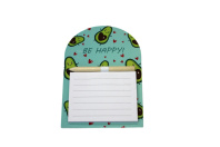 Блок д\записи на магните (100*140мм) ассорти, 40л., с карандашом