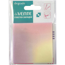 Блок с липким краем (73х73мм) 50л, пластиковый, прозрачный, искрящиеся с дизайном