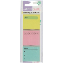 Бумага с липким краем  3*20л, планер "Pastel", 40*35мм