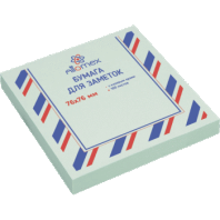 Бумага с липким краем (76*76мм)  100л, голубая