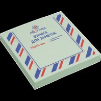 Бумага с липким краем (76*76мм)  100л, зеленая