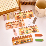 Бумага с липким краем 120 л, Egoist "Жизнь капибары" ассорти дизайнов Бумага с липким краем 120 л, Egoist "Жизнь капибары" ассорти дизайнов