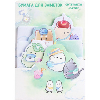 Набор бумаги с липким краем "deVENTE.Ghost Meow" 7x92 мм и 70x82 мм, 3x20 л.,ассорти форм Набор бумаги с липким краем "deVENTE.Ghost Meow" 7x92 мм и 70x82 мм, 3x20 л.,ассорти форм