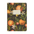 Записная книжка А6  32л. картон, сшивка "Flora. Paradise. Oranges" лин., софт-тач, фольга
