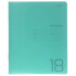 Тетрадь А5 18л лин. Hatber  пласт.обл. "Зелёная"