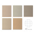 Тетрадь А5 48л кл. BV "Total beige" мат.лам., фольга