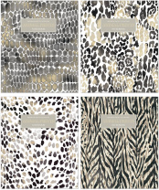 Тетрадь А5 48л кл. Полином "Animal Prints" софт-тач