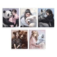 Тетрадь А5 48л кл. Феникс+ "Тотемное животное" выб.твин-лак