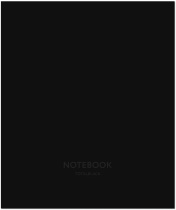 Тетрадь А5  96л кл. Полином "Total Black" мат.лам.*