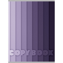 Тетрадь А4  60л кл. скоба Канц-Эксмо "Оттенки фиолетового" глянц.лам.