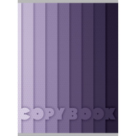Тетрадь А4  60л кл. скоба Канц-Эксмо "Оттенки фиолетового" глянц.лам.