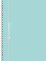 Тетрадь А4  80л кл. гребень Hatber "NEWtone Pastel. Зеленый нефрит" многоурперф., софт-тач*