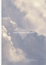 Тетрадь А4  96л без лин. гребень Hatber "Dream" карман,шаблон в кл.и лин.,перф.на отрыв