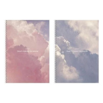 Тетрадь А4  96л кл. гребень Hatber "Dream" софт-тач, перф.на отрыв, 2диз.в блоке